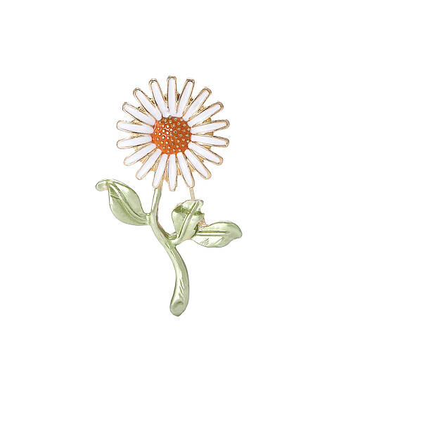 Fashionable Sunflower Enamel Pins