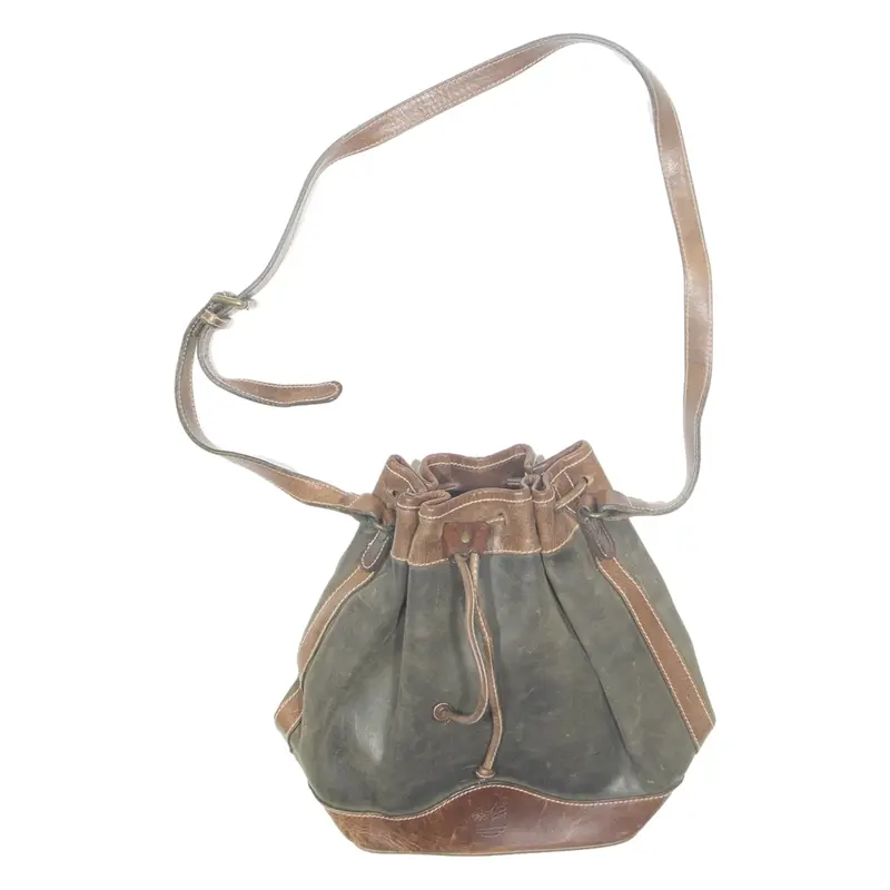 TIMBERLAND Womens Shoulder Bag Brown Leather