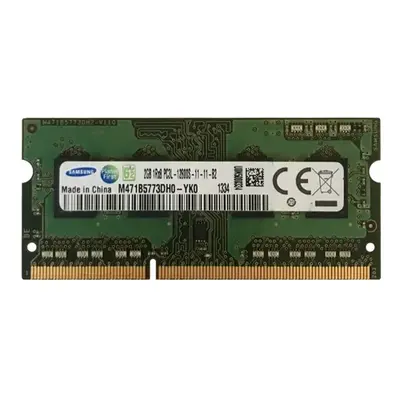 M471B5773DH0-YK0 Samsung 2GB DDR3-1600MHz SODIMM 1Rx8 CL11 Memory