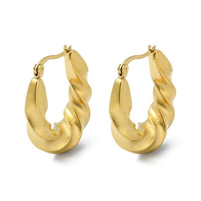 304 Stainless Steel Hoop Earrings