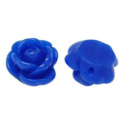 Opaque Rose Flower Resin Beads