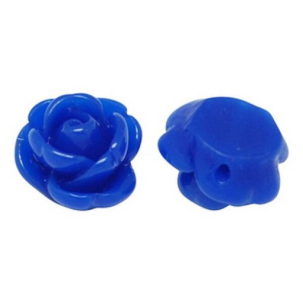 Opaque Rose Flower Resin Beads