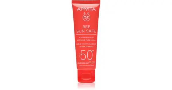 Apivita Ape Sun Safe Hydra Sensitive Soothing face cream SPF 50+ 50 ml