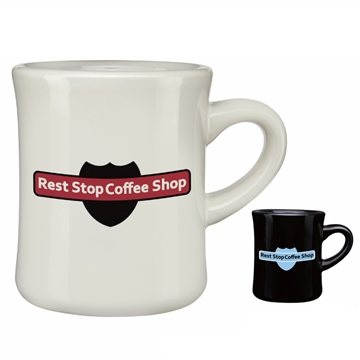 36 Customized CuppaJo Diner Mug - 12 oz - Stoneware