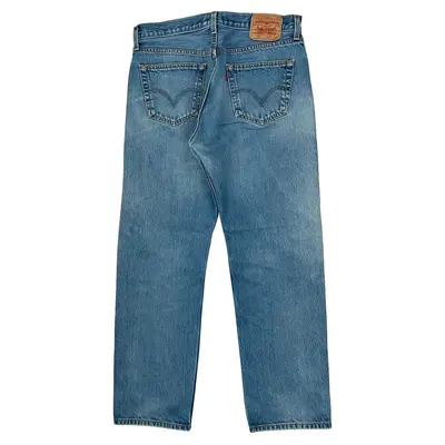 501 Levis Jeans - 32W 30L Blue Denim