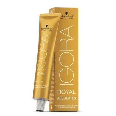 Schwarzkopf Professional Igora Royal Absolutes Permanent collagen hair dye 60 ml 7-10 | Medium natural blonde Cendre