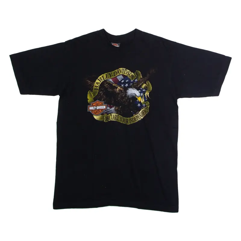 HARLEY DAVIDSON Declare Your Independence Gladstone OR Mens Biker T-Shirt Black USA L