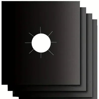 Stove Burner Cover, Gas Stove Protector, Reusable Non-stick Stove Liner, Kitchen Accessories for Home Dining Room Barbecue