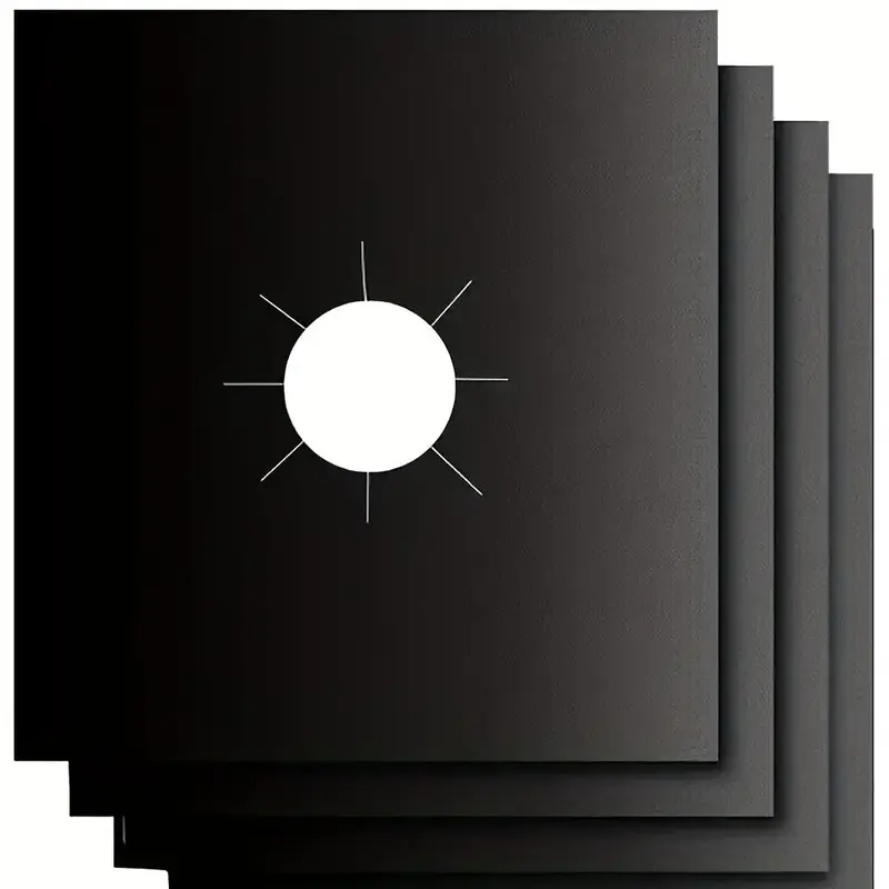 Stove Burner Cover, Gas Stove Protector, Reusable Non-stick Stove Liner, Kitchen Accessories for Home Dining Room Barbecue