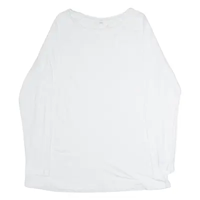 BODEN Womens T-Shirt White Long Sleeve UK 18