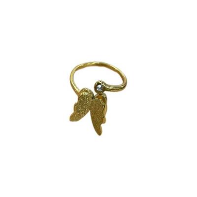 Stainless Steel Rhinestone Plain Rings