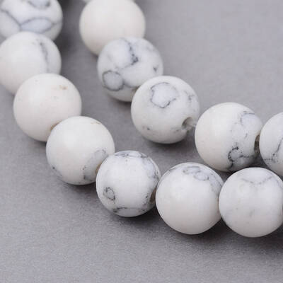 Synthetic Howlite Beads Strands