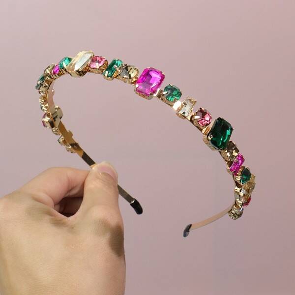 Glass Rhinestone Hair Bands