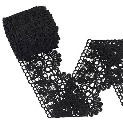 7-7.5 Yards Flat Milk Fiber Lace Trim