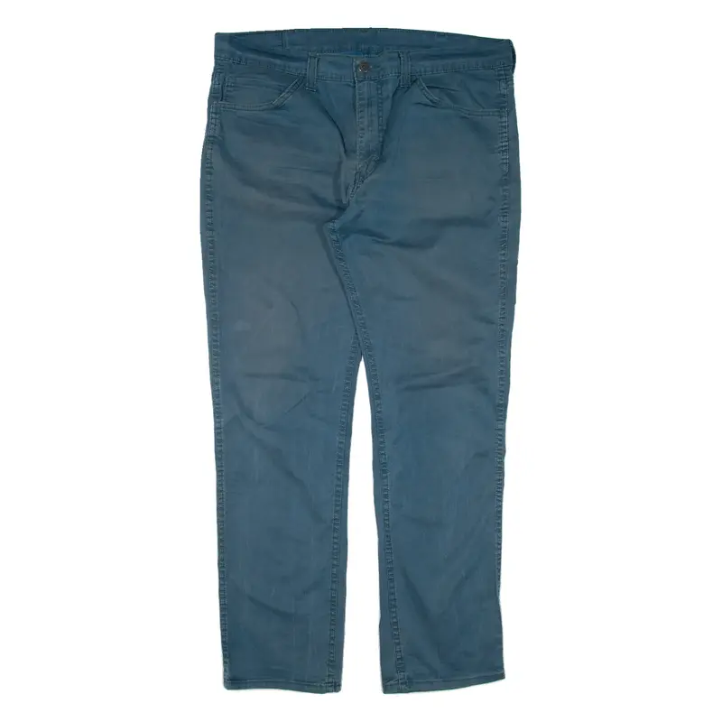 LEVI'S 511 Mens Trousers Blue Slim Straight W38 L32