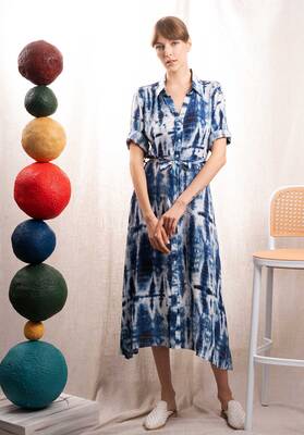 Dress 65362 Dark-Blue | Color: DARK BLUE | Size: M