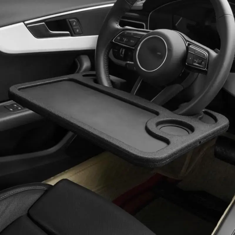 Car Steering Wheel Tray, Multifunctional Car Desk, Convenient and Portable Interior Accessories for Eating Writing and Workin...