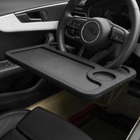 Car Steering Wheel Tray, Multifunctional Car Desk, Convenient and Portable Interior Accessories for Eating Writing and Workin...