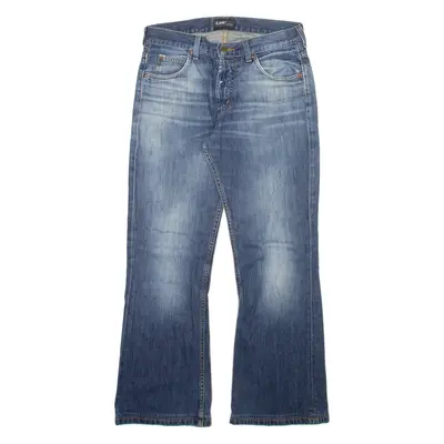 LEE Denver Mens Jeans Blue Regular Bootcut Stone Wash W31 L28