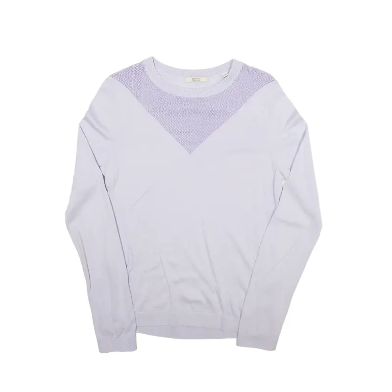 JACK WILLS Knit Top Purple Long Sleeve Womens UK 10
