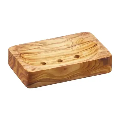 Olive Wood Soap Dish - Rectangle | Size: One Size