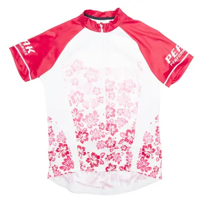 PEAK PERFORMANCE Cycling Womens Jersey White 1/4 Zip M