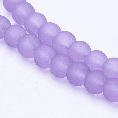 Transparent Glass Bead Strands