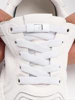 Summer Simple Plain No Tie Shoelaces, Ladder Laces, Casual Versatile White Shoes Laces, Shoes Accessories for Sports Shoes, F...