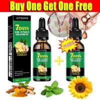 JAYSUING 7-Day Nail Fungus Treatment & Nail Growth Serum | Ginger Foot Spray & Plant Essential Oil Essence for Day Nail Treat...
