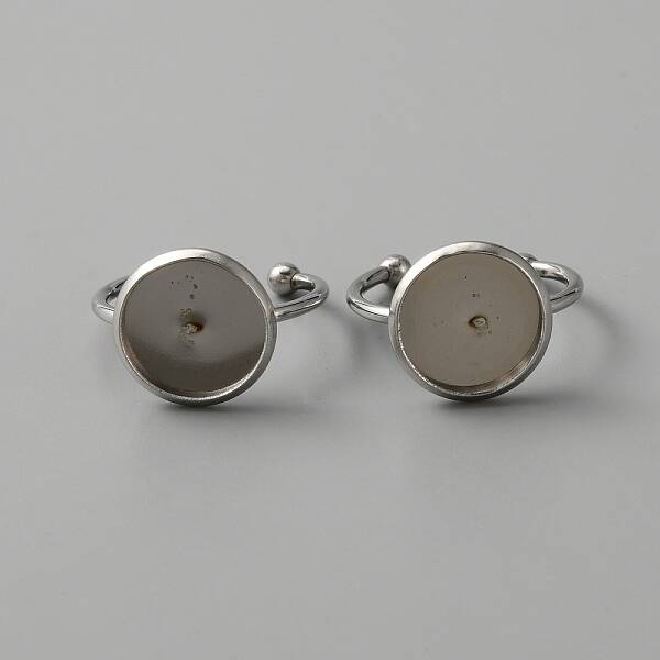 304 Stainless Steel Open Cuff Rings Components