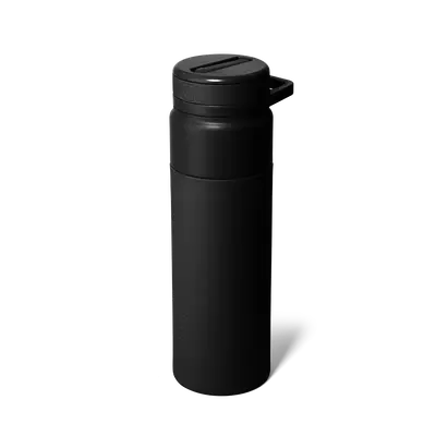 BrüMate Rotera 25oz Stainless Steel Water Bottle with Touch Free Straw and Carry Handle | 100% Leakproof Insulated Water Bot...