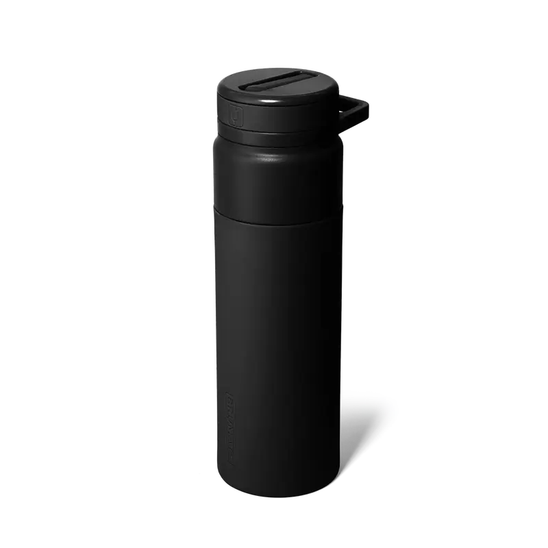 BrüMate Rotera 25oz Stainless Steel Water Bottle with Touch Free Straw and Carry Handle | 100% Leakproof Insulated Water Bot...