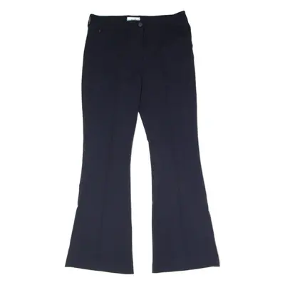 REISS Womens Trousers Black Regular Flared W34 L33