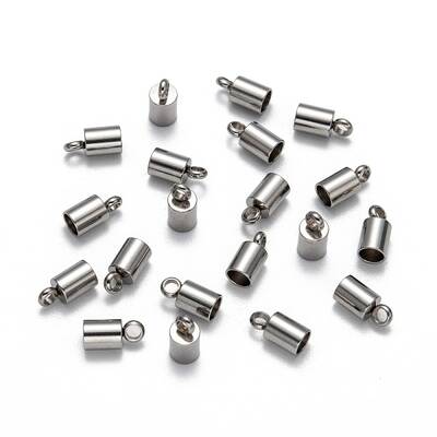 Tarnish Resistant 304 Stainless Steel Cord Ends