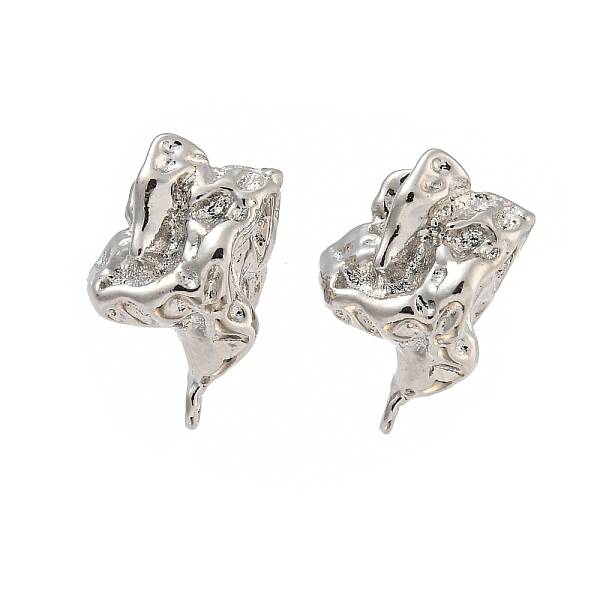 Rack Plating Brass Studs Earrings Finding