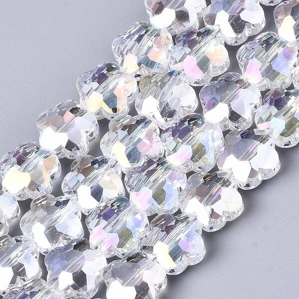 Electroplate Glass Beads Strands