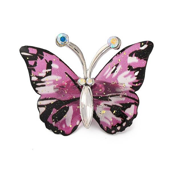 Butterfly Transparent Resin Brooch