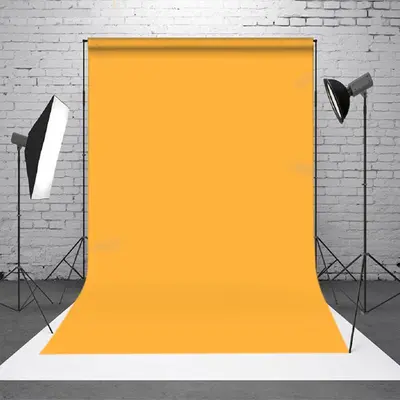 Orange Solid Color Portrait Photo Studio Backdrop - Aperturee