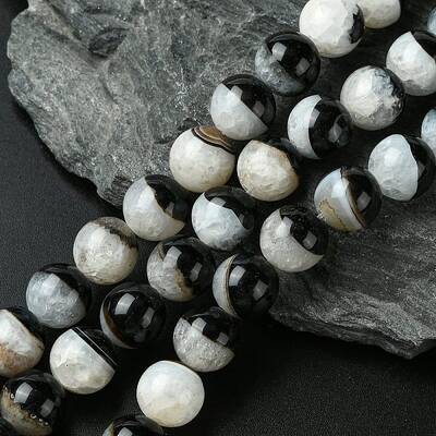 Natural Crystal and Agate Bead Strands