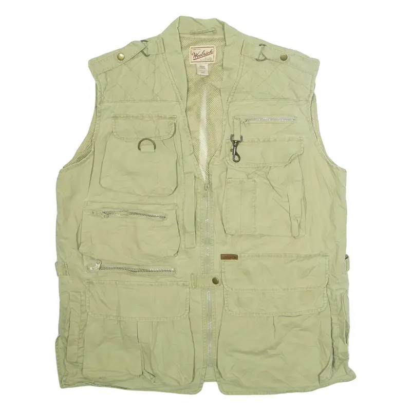 WOOLRICH Mens Gilet Beige L