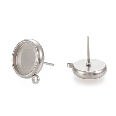 Tarnish Resistant 304 Stainless Steel Stud Earring Findings