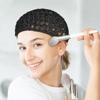 3pcs Set Mesh Crochet Hair Net Woven Hair Cap Bonnet Night Cap Sleep Cap For Women Wig Head Cover Accessories Shower Autumn F...