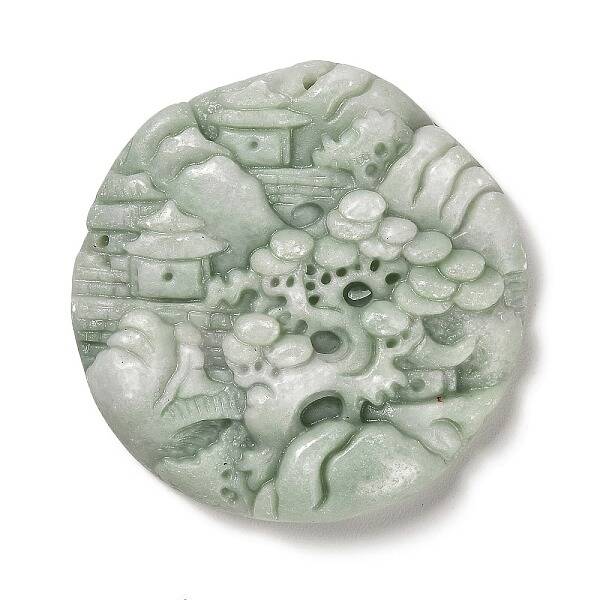 Natural Calcite Carved Big Pendants