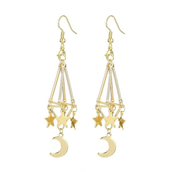 Alloy Macrame Pouch Dangle Earring for Stone Bead Holders