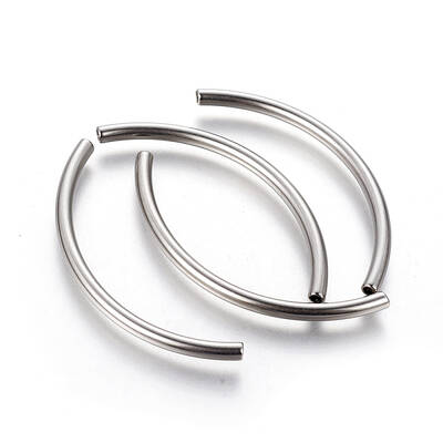 Non-Tarnish 304 Stainless Steel Tube Beads