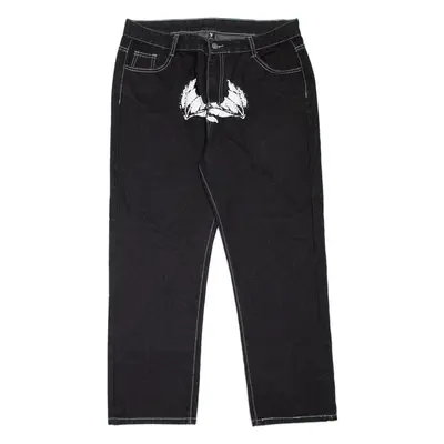 NV FELIX Halloween Michael Myers Mens Jeans Black Regular Straight W36 L28