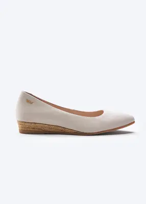 Rubina Canvas Espadrille Flats | Color: Beige | Size: 8