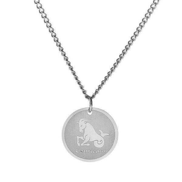 Non-Tarnish Stainless Steel 12 Constellation Pendant Necklaces for Sweater