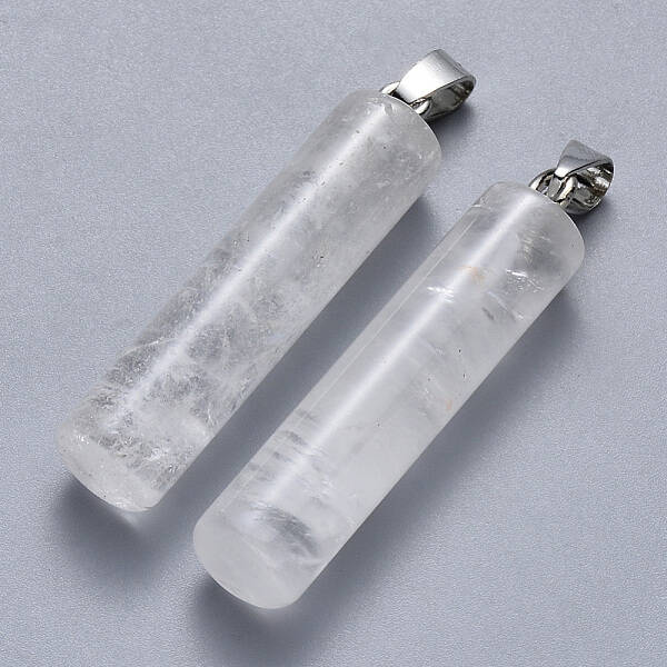 Natural Quartz Crystal Pendants