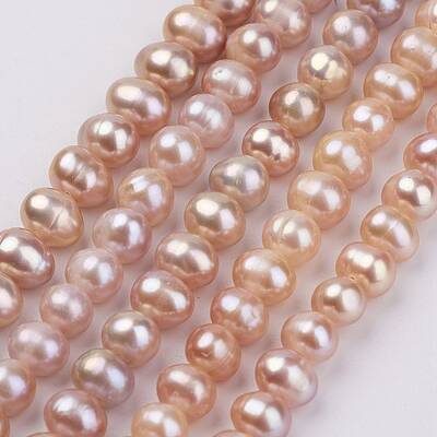 Natural Cultured Freshwater Pearl Beads Strands